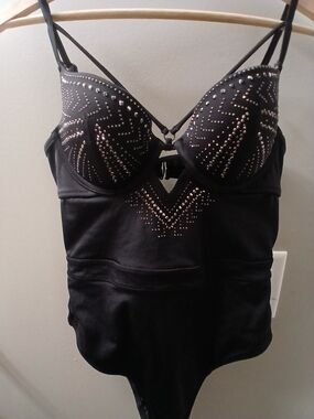 La SENZA Bodysuit Embellished With Sparkly Gems